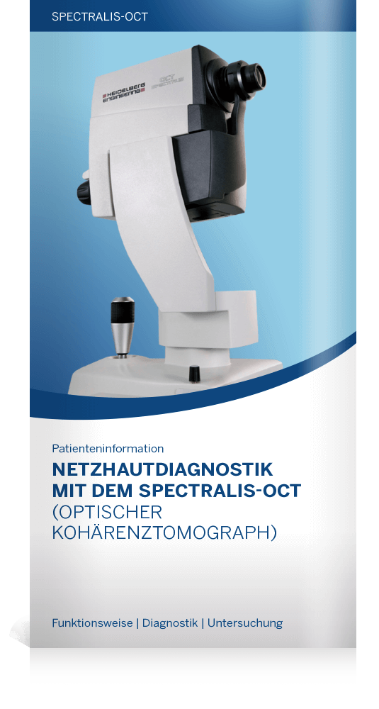 Netzhautdiagnostik mit dem OCT Spectralis Broschüre