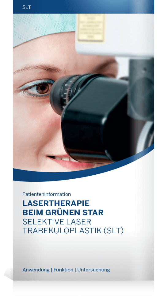 Lasertherapie beim grünen Star Broschüre